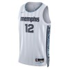 Maillot Basket Homme Memphis Grizzlies Ja Morant 2025-26 Nike City Edition Gris Swingman